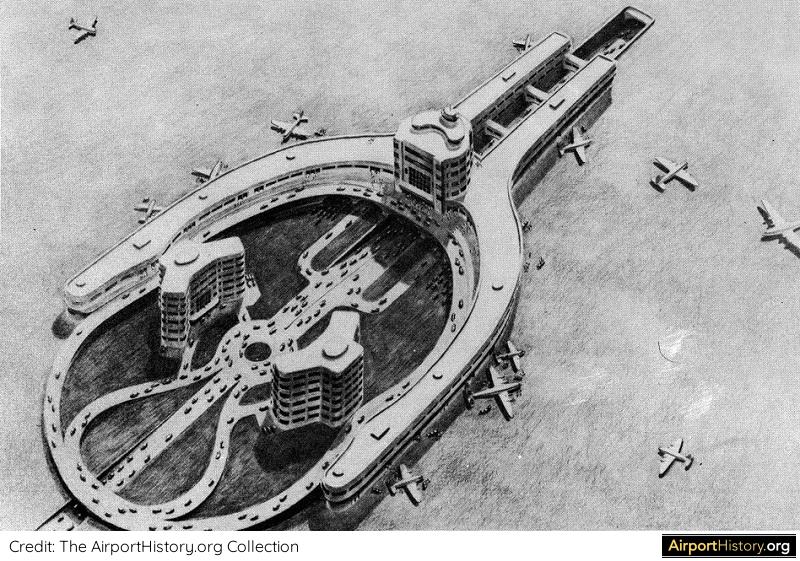 1947 Port Authority proposal for Idlewild Airport.