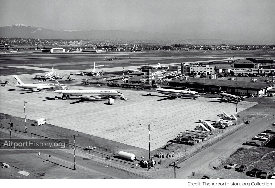 Vancouver Airport in 1966