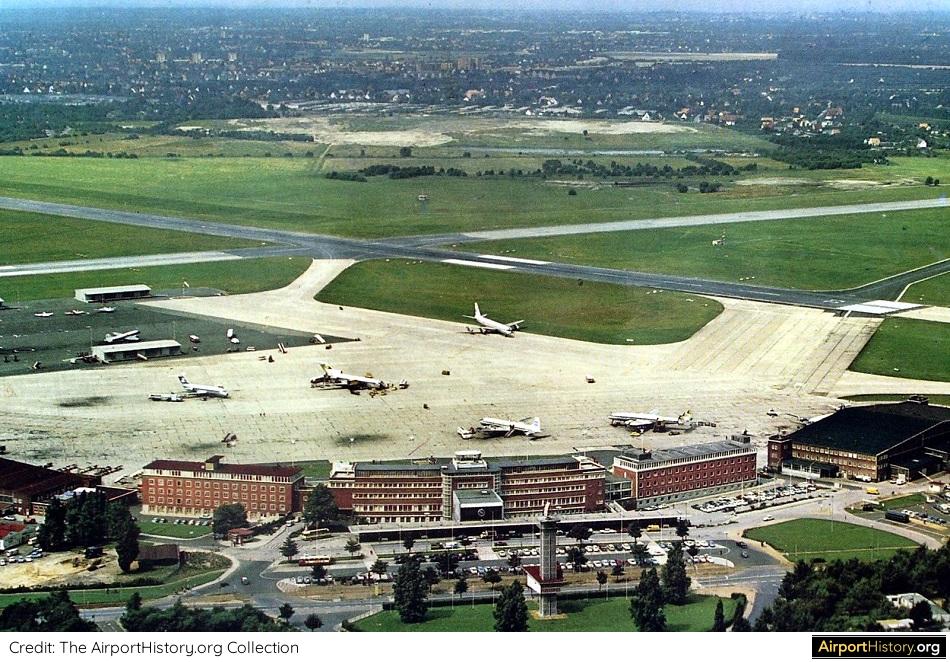 Hamburg Fuhlsbüttel Airport in the mid-1960s.
