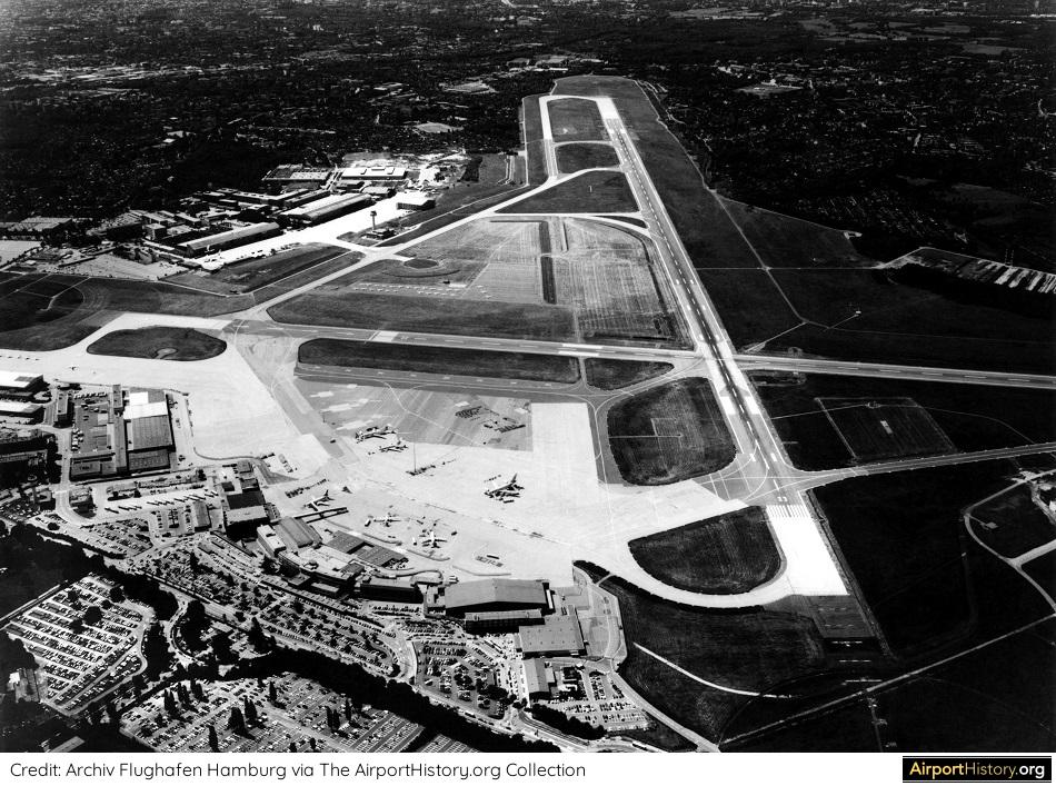 Hamburg Airport in the mid-1980s.