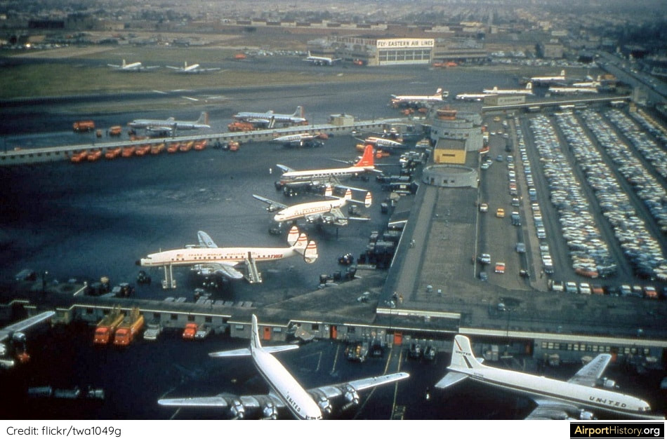 Chicago Midway Airport in the late 1950s
