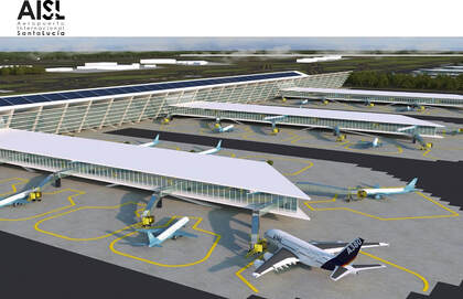 The first concept for Felipe Ángeles International Airport