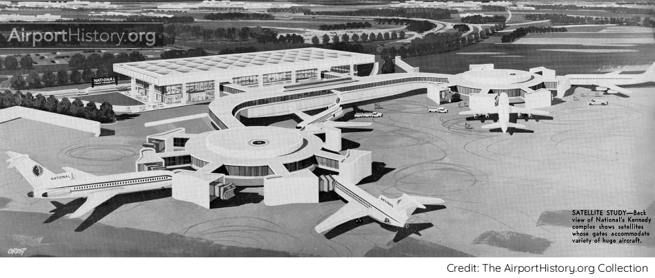 An artist's impression of National's Sundrome at Kennedy Airport, New York