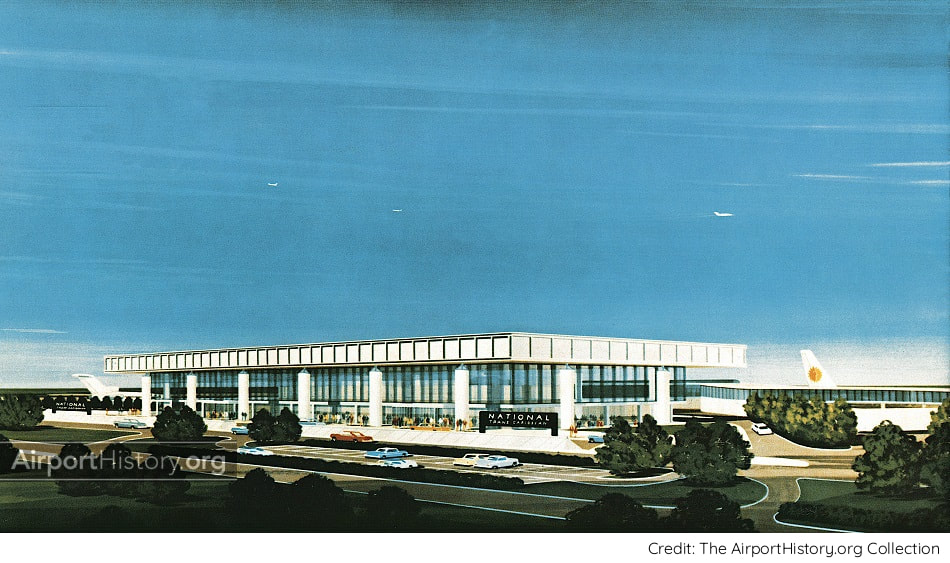 An artist's impression of the Sundrome at Kennedy Airport, New York