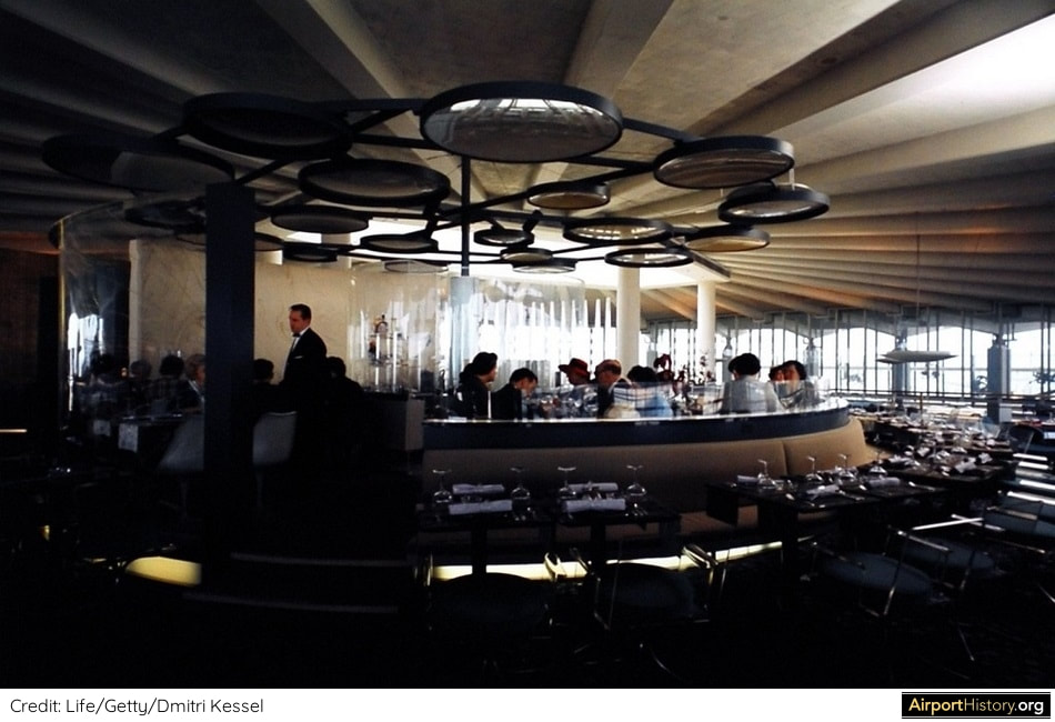 The Panorama Room Restaurant in the Pan Am terminal