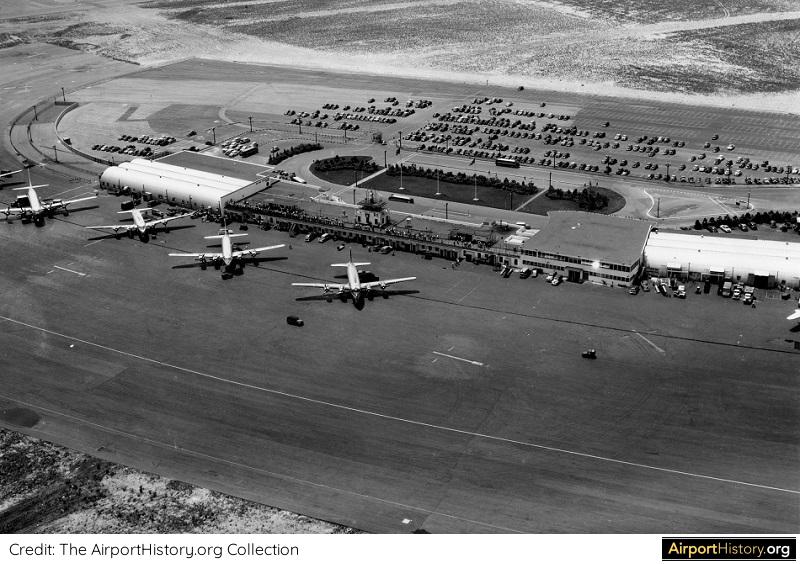 An aerial of Idlewild Airport in 1949