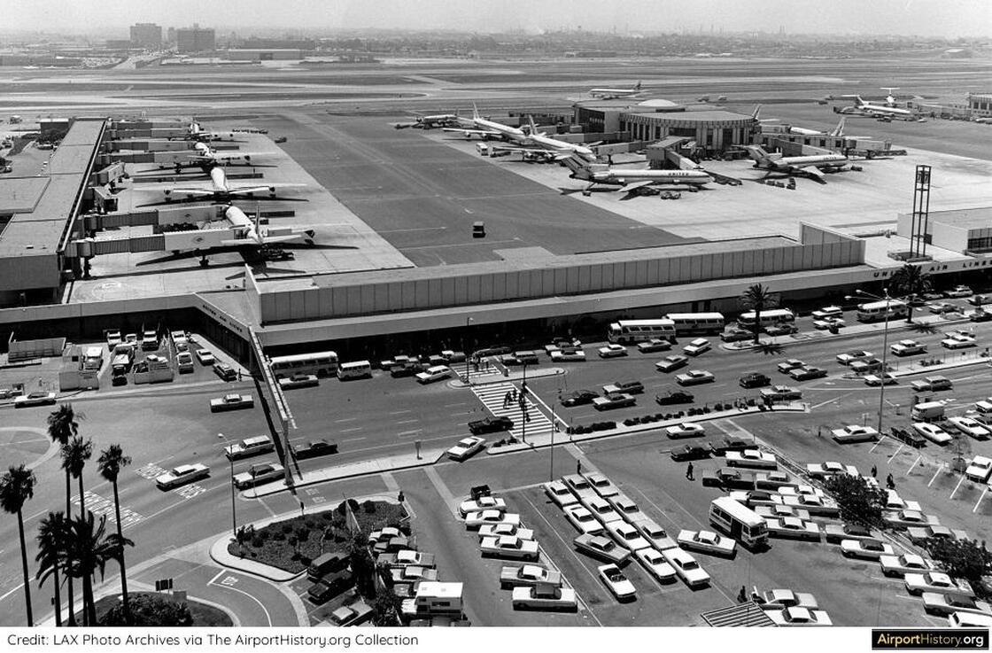 A 1968 view of Terminal 7 at LAX