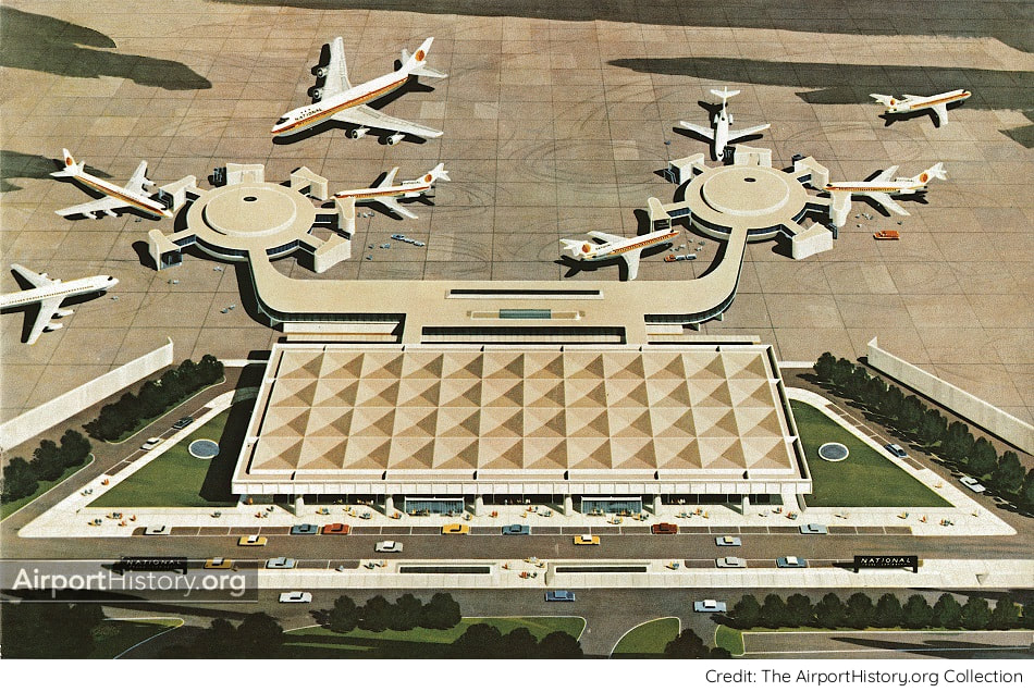 An artist's impression of the Sundrome at Kennedy Airport, New York