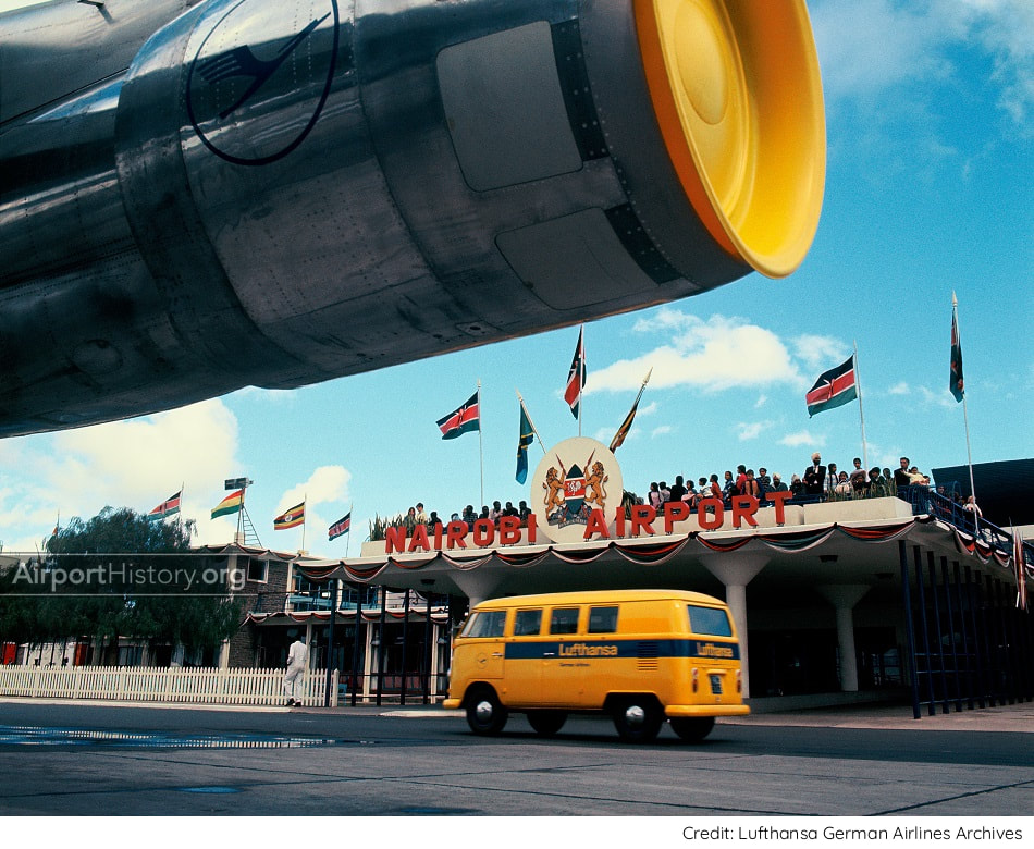 Nairobi Embakasi Airport in the 1960s.